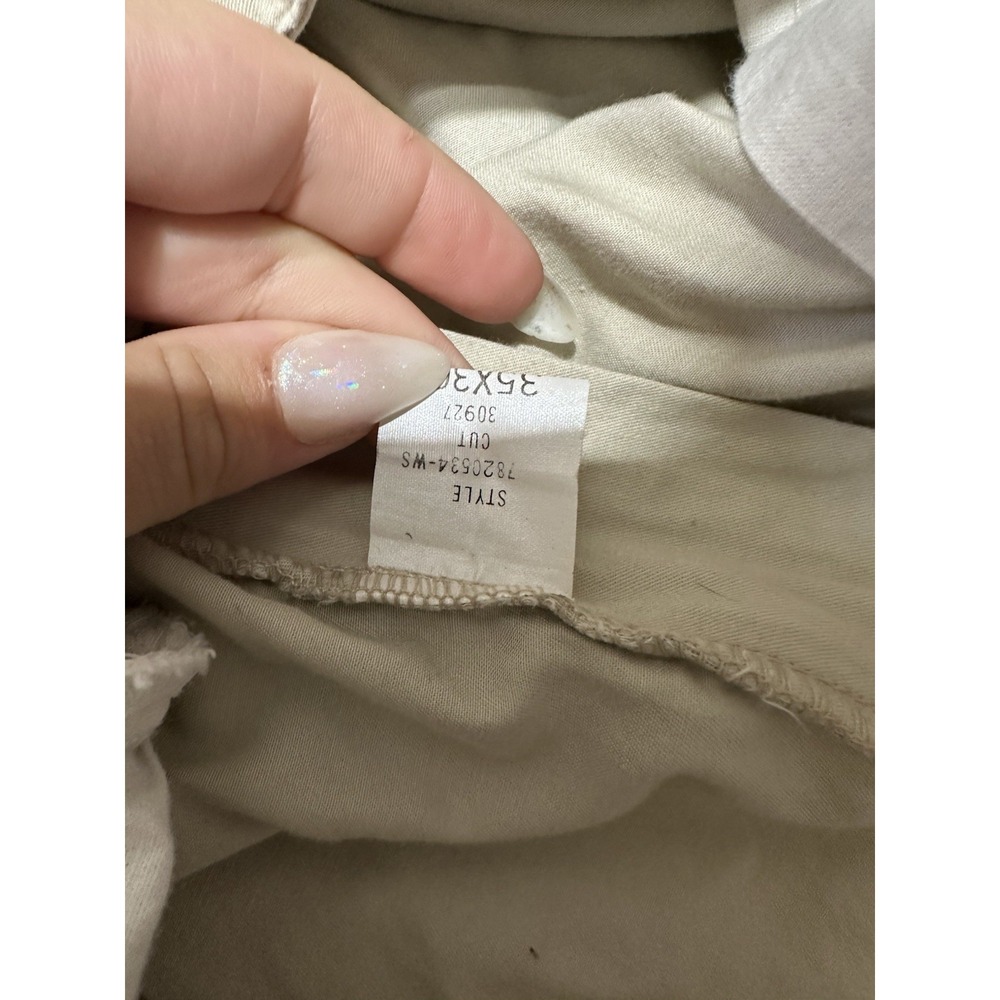 Vintage Polo Ralph Lauren The Classic Golf Pant‎ Beige size 35x30 Made in USA - Picture 6 of 8